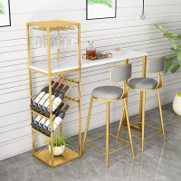 阳台家用靠窗小吧台桌客厅家庭隔断柜吧台餐桌一体高脚桌椅酒吧台