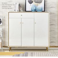 鞋柜轻奢风入户玄关简约现代北欧进家用口大容量隔断厅柜子