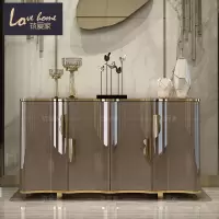 后现代玄关柜酒店样板间装饰柜烤漆设计师创意厅柜轻奢餐边柜子