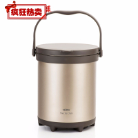 膳魔師(THERMOS)不锈钢真空保温焖烧锅 TCRA-1800/4500/6000 TCRA-6000金色焖烧锅