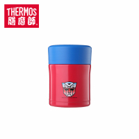 膳魔師(THERMOS)真空不锈钢保温杯变形金刚擎天柱保温罐JBJ-300TF300ml 红色(擎天柱)