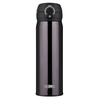 膳魔師(THERMOS)保温杯女便携大容量真空可爱车载水杯JNL-501 咖啡黑