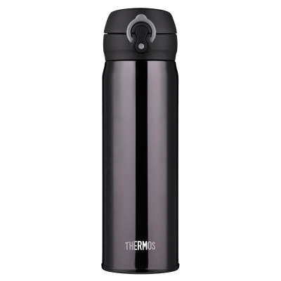 膳魔師(THERMOS)保温杯女便携大容量真空可爱车载水杯JNL-501 咖啡黑