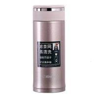 象印(ZO JIRUSHI)保温杯SM-JTE34不锈钢真空保温/保冷杯带滤网340ml 香槟色(PX)