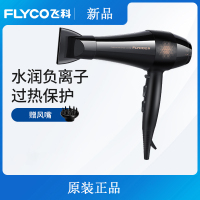 飞科(FLYCO)电吹风机家用理发店风力大功率 学生宿舍发廊专用 黑色