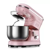 厨师机和面机家用全自动揉面商用小型多功能搅拌料理鲜奶机 樱花粉