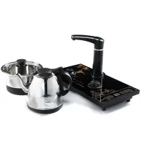 自动上水壶电热水壶时光旧巷家用泡茶具器抽水式电烧水壶自吸式电茶炉单炉 半自动双炉不锈钢
