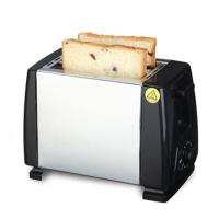 自动时光旧巷不锈钢多士炉家用烤面包机土司机自动弹起早餐机吐司机 黑色款(送防尘盖)