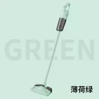 家用手持无线吸尘器强吸力吸拖一体干湿两用大吸力洗地机拖地_二合一吸尘器薄荷绿_充电款