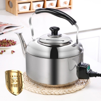 304老式鸣笛不锈钢大电热水壶宿舍家用烧水壶超大容量电茶壶10升