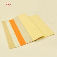 安徽赋比兴宣纸 四尺对开粉彩洒金五色宣 粉彩条屏半生半熟作品宣