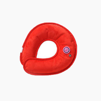 U型防爆热水袋充电暖宝宝暖手宝肩颈部热敷脖子颈椎电暖宝热水袋红色颈枕红色