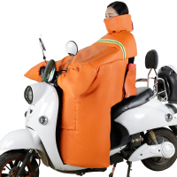 电动车挡风被pu冬季加大加厚水加绒保暖电瓶摩托三轮车风被