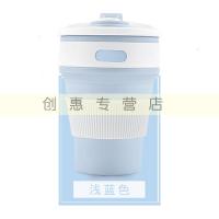 折叠水杯大容量伸缩杯旅行杯便携硅胶杯多功能户外用品旅游牙刷杯