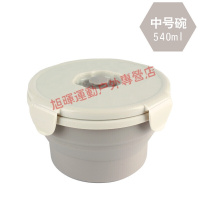 旅行硅胶折叠碗户外饭盒野营用品旅游可伸缩水杯烧烤便携餐具套装