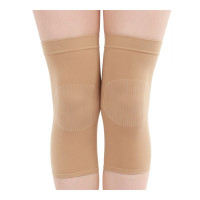 夏季透气遮疤遮纹身关节保暖运动护膝护腿男女空房保暖薄款护漆肤色均码