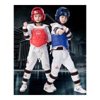 舒服武术装备夏天护腿小孩保暖帽子跆拳道护具透气头套儿童男方便