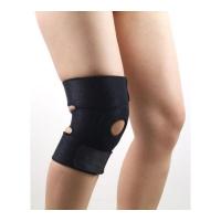 运动保护膝关节的护膝男自行车骑行女训练跑步粘贴式膝盖护具夏季蓝色/一对装均码可节