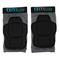 沸鱼新款滑雪防摔裤滑冰轮滑护膝护臀护具套装户外极限运动护膝滑雪滑冰护臀裤