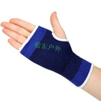 运动健身护腕护掌手套器械训练哑铃保暖防护护具 蓝色(一对) 均码
