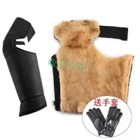 摩托车护膝保暖男士骑车防风加厚大号电动电瓶车护膝冬季防寒护腿