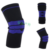 篮球跑步健身弹簧支撑户外登山骑行针织护具硅胶防撞运动护膝