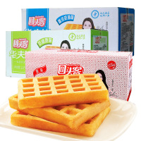 回头客华夫饼低糖味 2500g整箱5斤早餐蛋糕饼干糕点休闲零食品批发 