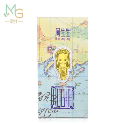 周生生(CHOW SANG SANG)Au999.9黄金one piece航海王罗宾压岁钱金片91895D定价