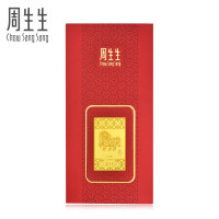 周生生(CHOW SANG SANG)Au999.9黄金压岁钱生肖马金片91163D定价