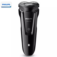 飞利浦(PHILIPS)男士电动剃须刀 S1010/04全身防水净剃胡须刀刮胡刀S1000系列 钢琴黑色