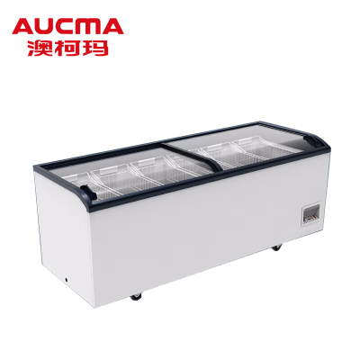 澳柯玛(AUCMA)商用大容量冰柜 IHF-D2209P 卧式无霜冰箱冰淇淋冷冻展示柜雪糕柜冷饮水饺丸子柜 2.15米