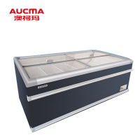 澳柯玛(AUCMA)超市组合展示柜 IHCF-D2508VA 商用冷柜大容量上下推拉玻璃门岛柜铜管冰柜制冷保鲜冰箱
