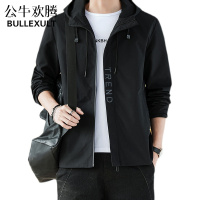 公牛欢腾男装春装2021年新款男士棒球服中青年潮流韩版工装夹克休闲外套男