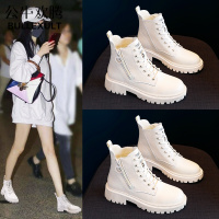 公牛欢腾2021马丁靴女年新款英伦风春秋单靴短靴潮ins酷秋季秋冬靴子