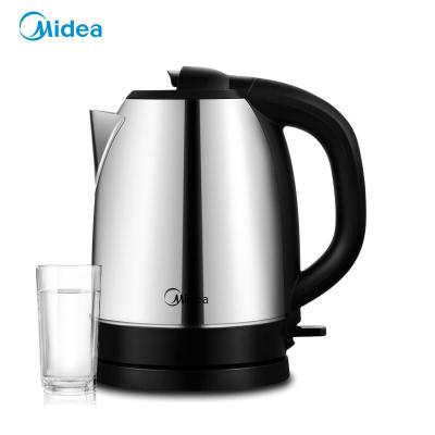 美的(Midea)1.7L家用大容量电热水壶 食品级304不锈钢 自动断电 快速烧水壶 MK-SJ1702