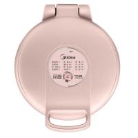 美的电饼铛JK30v101 家用早餐机 煎饼铛煎烤机 双面加热 烤肉煎蛋烙饼锅 加深25MM烤盘 玫瑰金