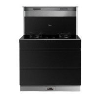 美的集成灶17大吸力 烟灶消一体灶 侧吸式集成灶JJZY-90D12-G 液化气