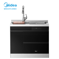 美的(Midea)集成水式消毒柜100L大容量家用二星级高温碗柜JQ91