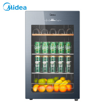 美的(Midea)JC-96GEMA家用恒温红酒柜冰吧冷藏雪茄酒柜玻璃冰柜96L/升