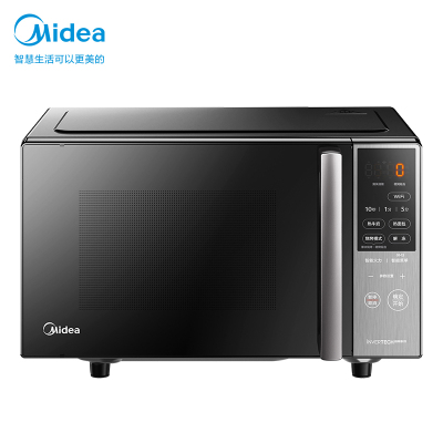 美的(Midea)家用智能20L微波炉 智能家电 光波烧烤 手机APP控制 PC20M5W