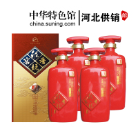 [中华特色]河北供销馆 泥坑 白酒整箱 42度窖香J10 500ml*4瓶 浓香型 非物质文化遗产 河北邢台特产