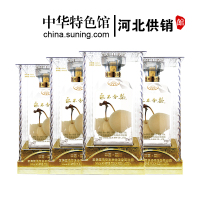 【中华特色】河北供销馆 永不分梨 40度双梨 620ml*4瓶整箱装 五粮液股份公司出品年货礼品酒收藏白酒 河北邯郸特产
