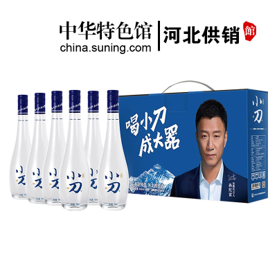 【中华特色】小刀酒 42度醇香 500ml*6瓶整箱装 非遗酿造浓香型白酒纯粮食酒 河北沧州特产