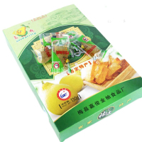 [中华特色]梅州助农馆 蜜饯金柚果脯 柚皮糖柚子皮 休闲食品 蜜饯柚皮 130g盒 华南