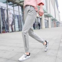春款运动裤女春季新款休闲裤女螺纹裤脚收口卫裤女学生裤跑步裤