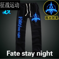 夜光卫裤亚索春秋冬休闲长裤子青少年学生男Fatestaynight
