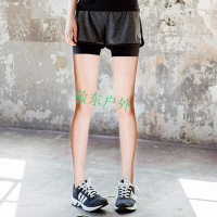 瑞尔莱恩春夏季新款训练服舒适透气瑜伽服运动健身假两件九分裤