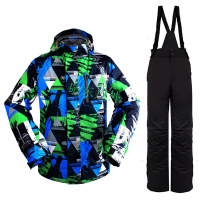 滑雪服套装男女款单双板防水透气韩国加厚保暖外套滑雪衣滑雪背带裤子