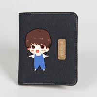 休闲Q版杨洋钱包学生帆布钱包钱夹零钱包卡包