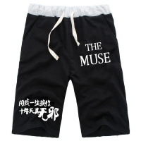 盗墓笔记休闲沙滩裤闷油瓶小哥瓶邪运动五分短裤